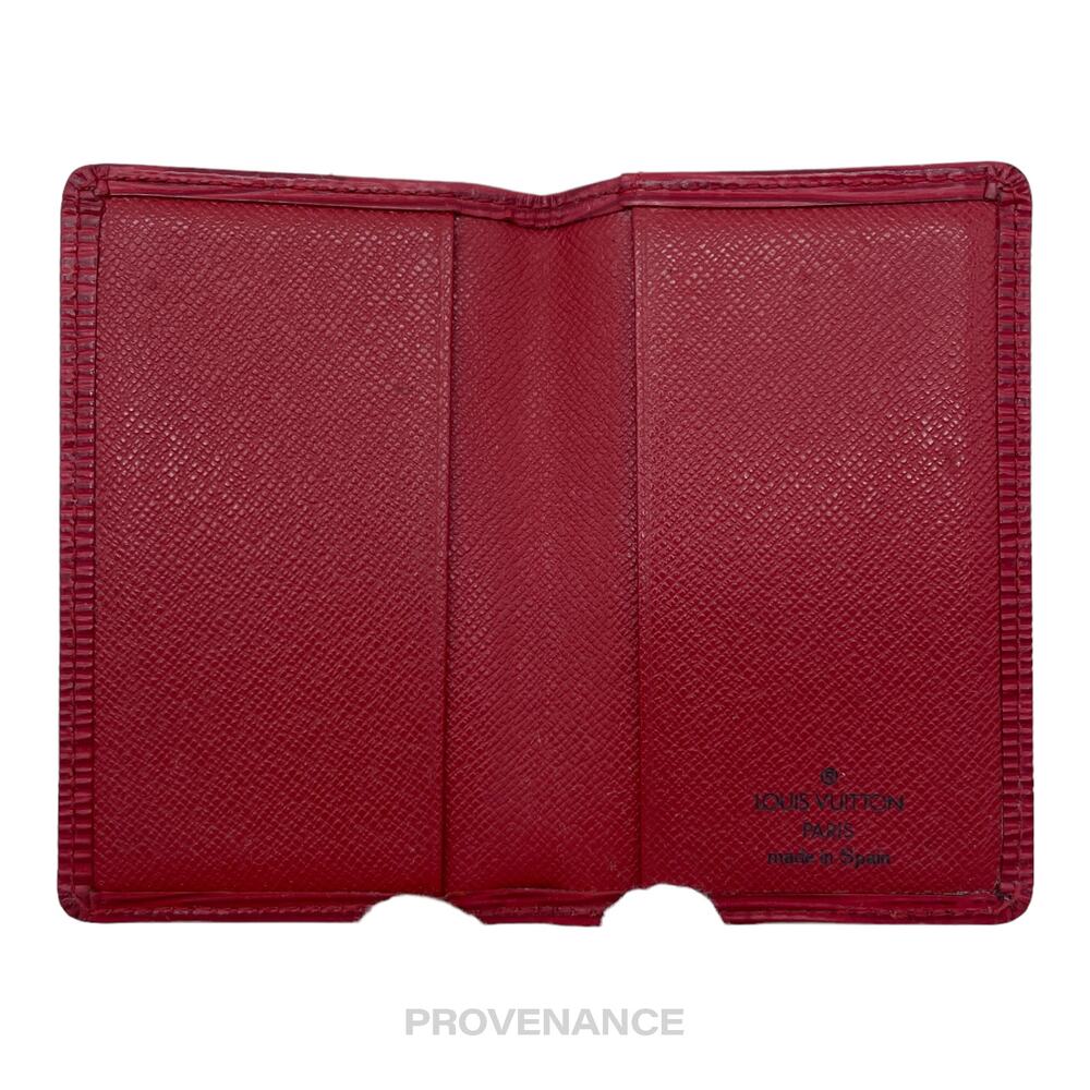 🔴 Louis Vuitton Pocket Organizer  Wallet - Red Epi Leather - Picture 5 of 6
